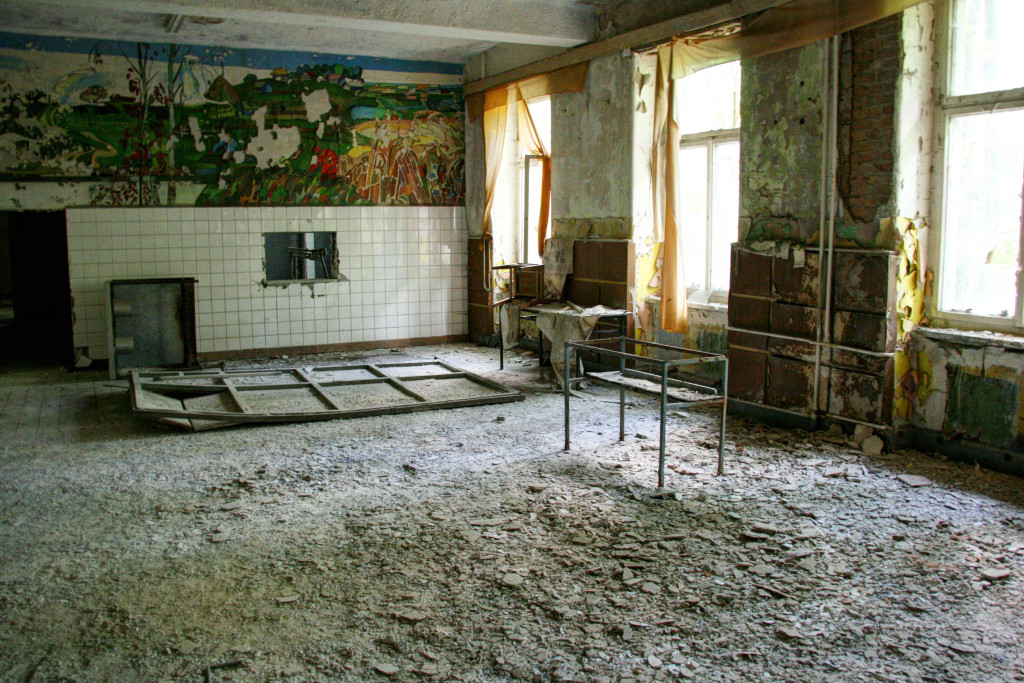 A room in the Kaserne Krampnitz - a former Nazi/Soviet Military base near Berlin