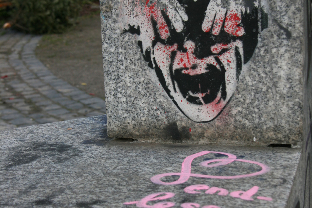Eyes and Ears Are Bleeding: Street Art by ALIAS in Berlin