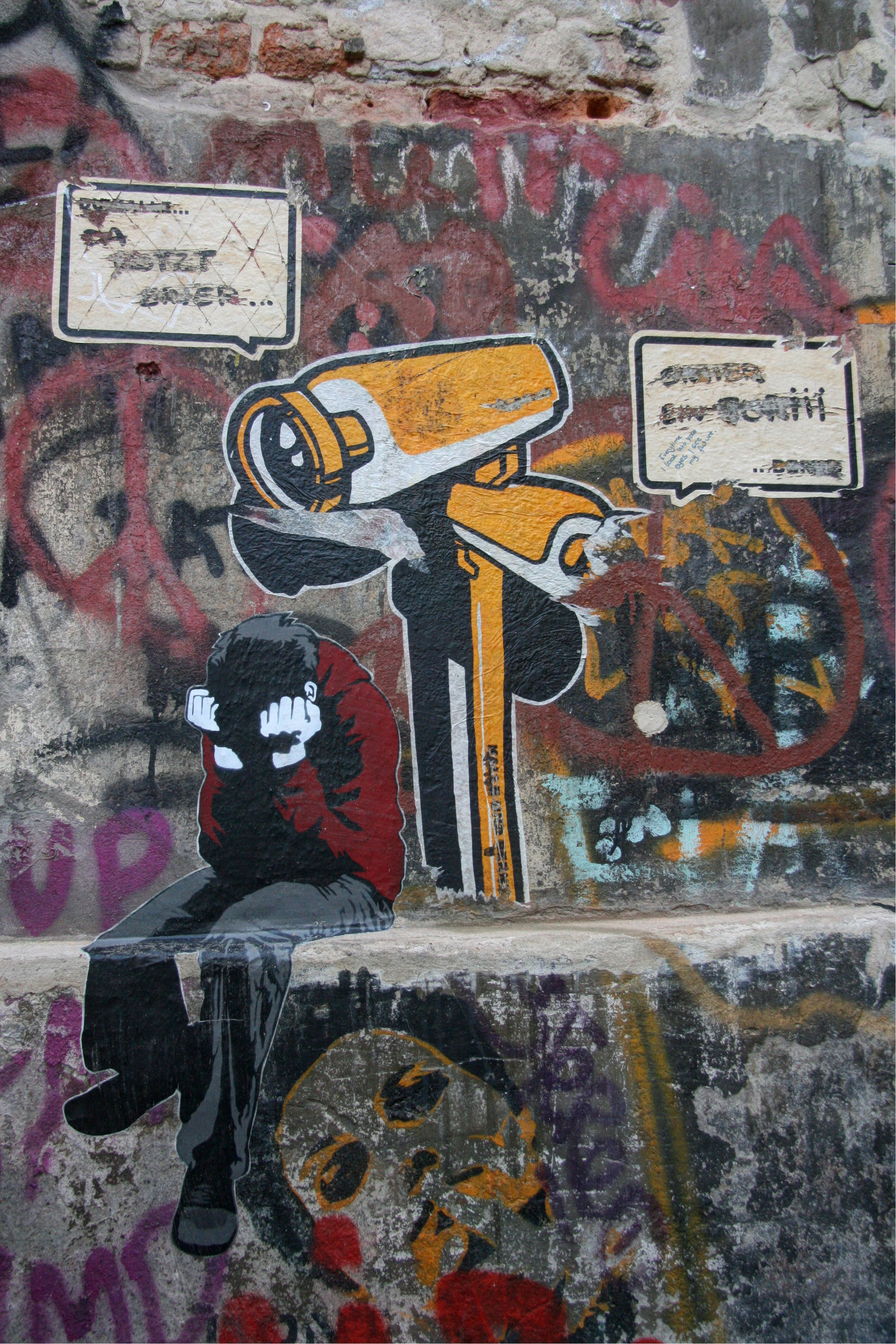 Head In Hands: Street Art by ALIAS in Berlin