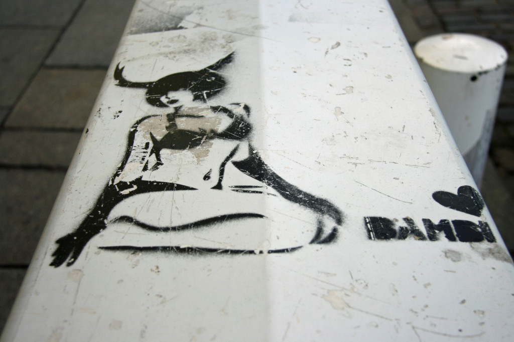 Minx: Street Art by Bambi in Berlin