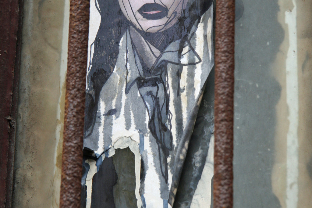 Beauty Behind Bars: Street Art by Unknown Artist in Berlin