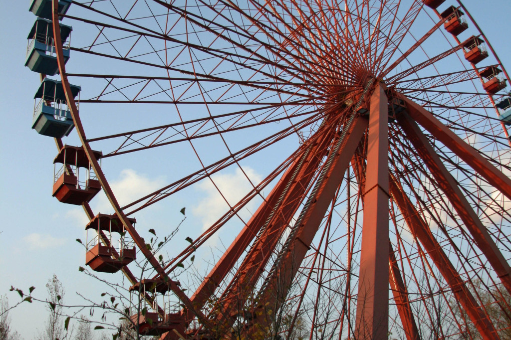 The Ferris Wheel (Riesenrad) at Spreepark Plänterwald, an abandoned Theme Park in Berlin