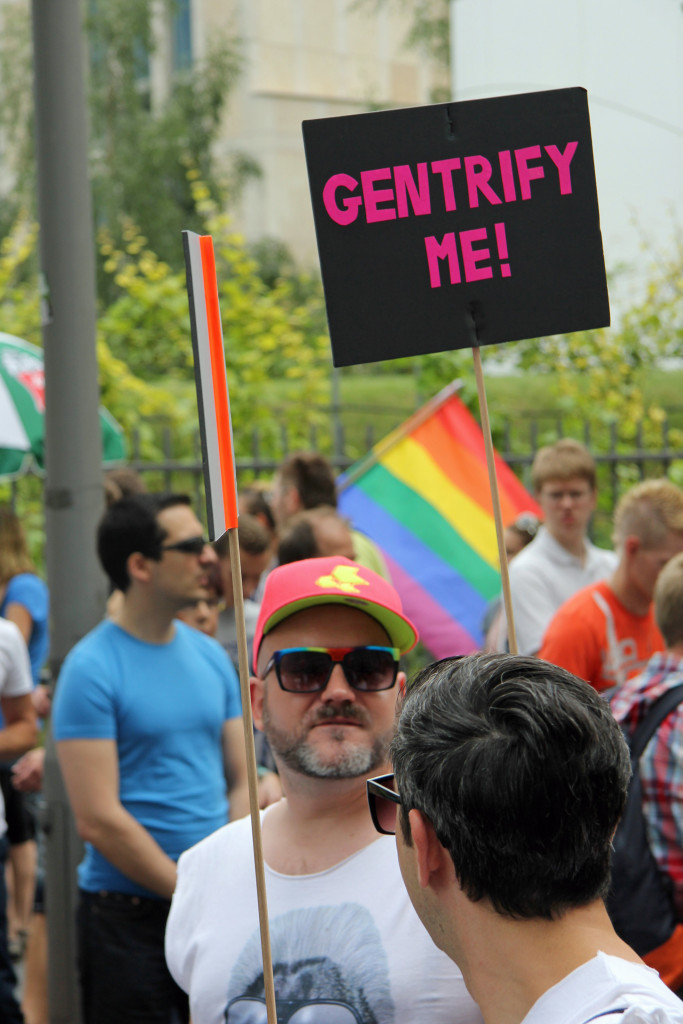 Gentrify Me: The issue of gentrification is never far from people’s minds in Berlin, even during the Christopher Street Day Parade (CSD)