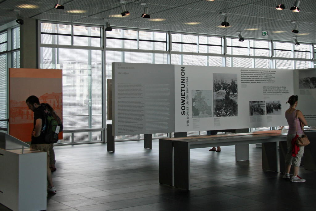 The Indoor Exhibition at Topographie des Terrors (Topography of Terror) in Berlin