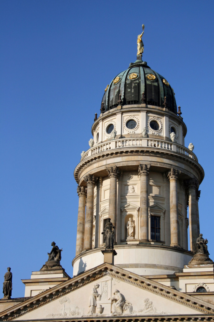 The Cupola and Viewing Gallery of the Französischer Dom (French Cathedral) in Berlin from the Gendarmenmarkt