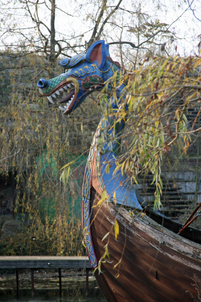 A Viking Boat ride at Spreepark Plänterwald, an abandoned Theme Park in Berlin