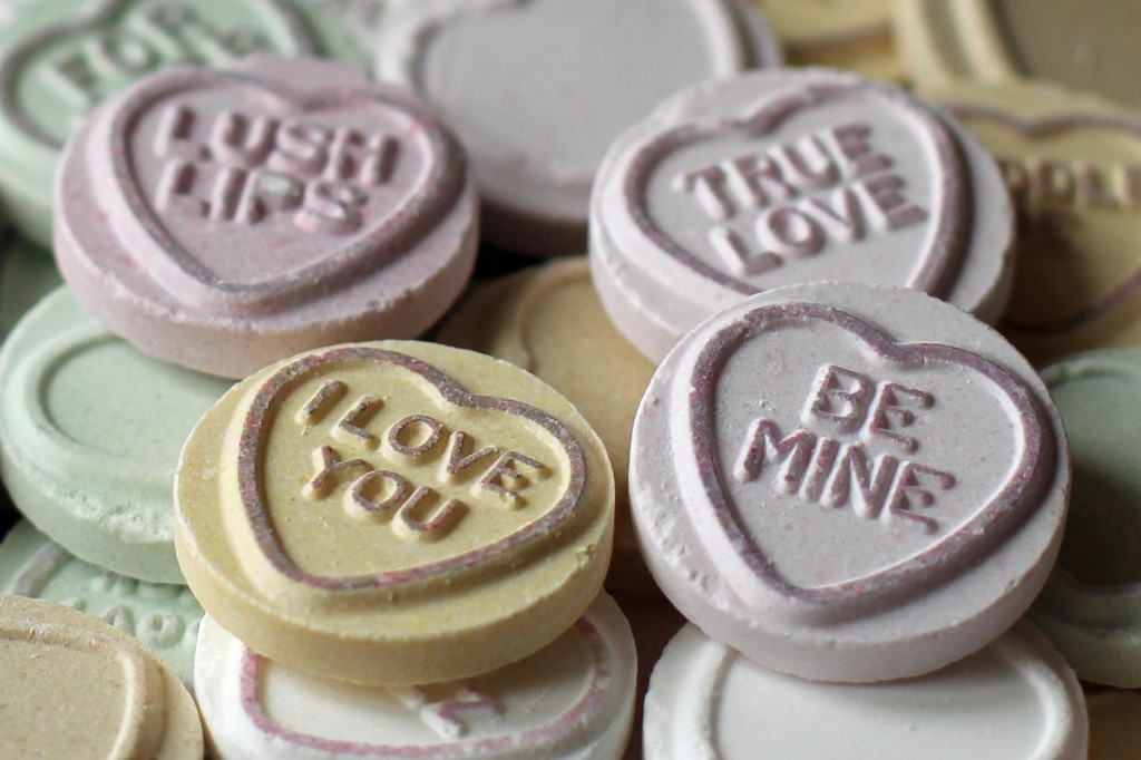 It's Friday, I'm in love: Love Hearts - Retro Sweets