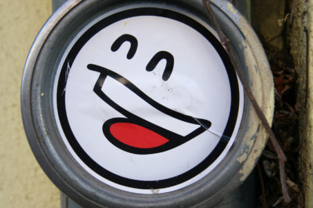 Smiley Sticker: Street Art by Mein Lieber Prost (often shortened to Prost) in Berlin