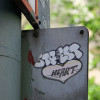 Street (He)Art: Sticker in Moabit, Berlin