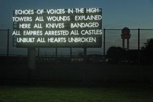 Robert Montgomery – Echoes of Voices in the High Towers