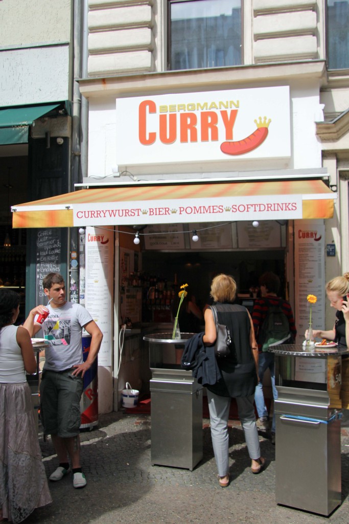 Bergmann Curry, an Imbiss on Bergamnnstrasse in Kreuzberg, Berlin