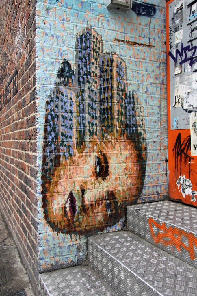 City Life: Pointilist Street Art by Jimmy C in London