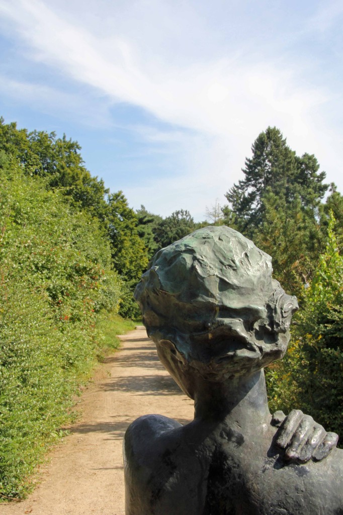 A statue at the Botanical Garden (Botanischer Garten) in Berlin