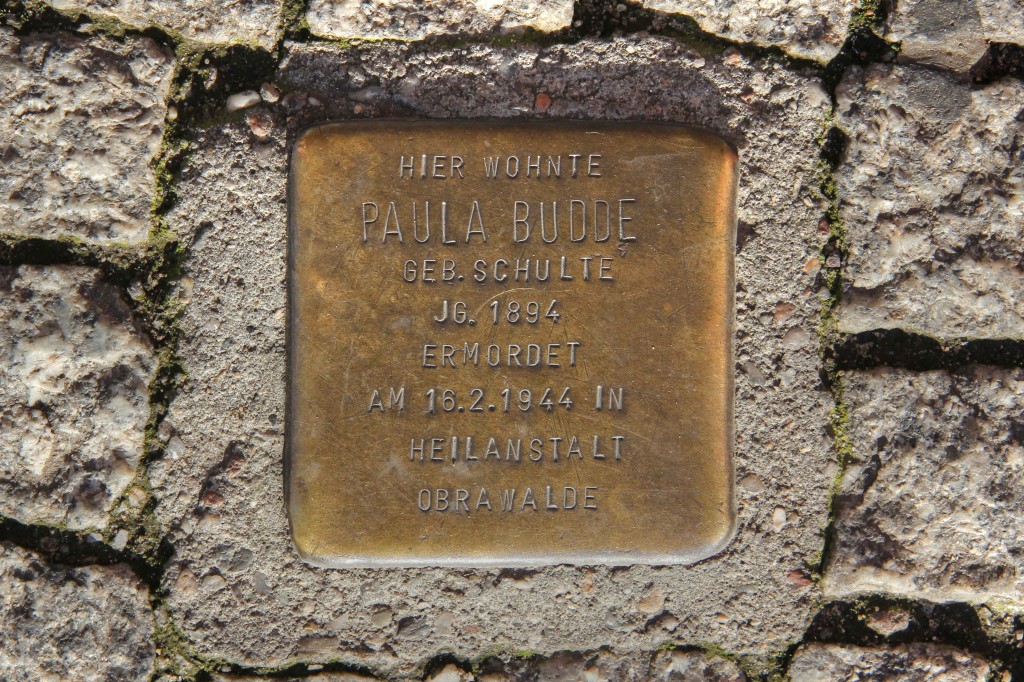 Stolpersteine 137: In memory of Paula Budde (Friedrichstrasse 11) in Berlin