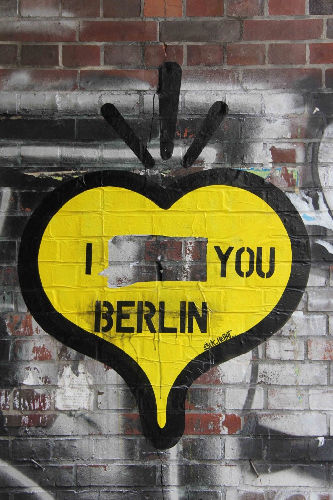 I ____ You Berlin - Street Art by Stick-Heart in Berlin
