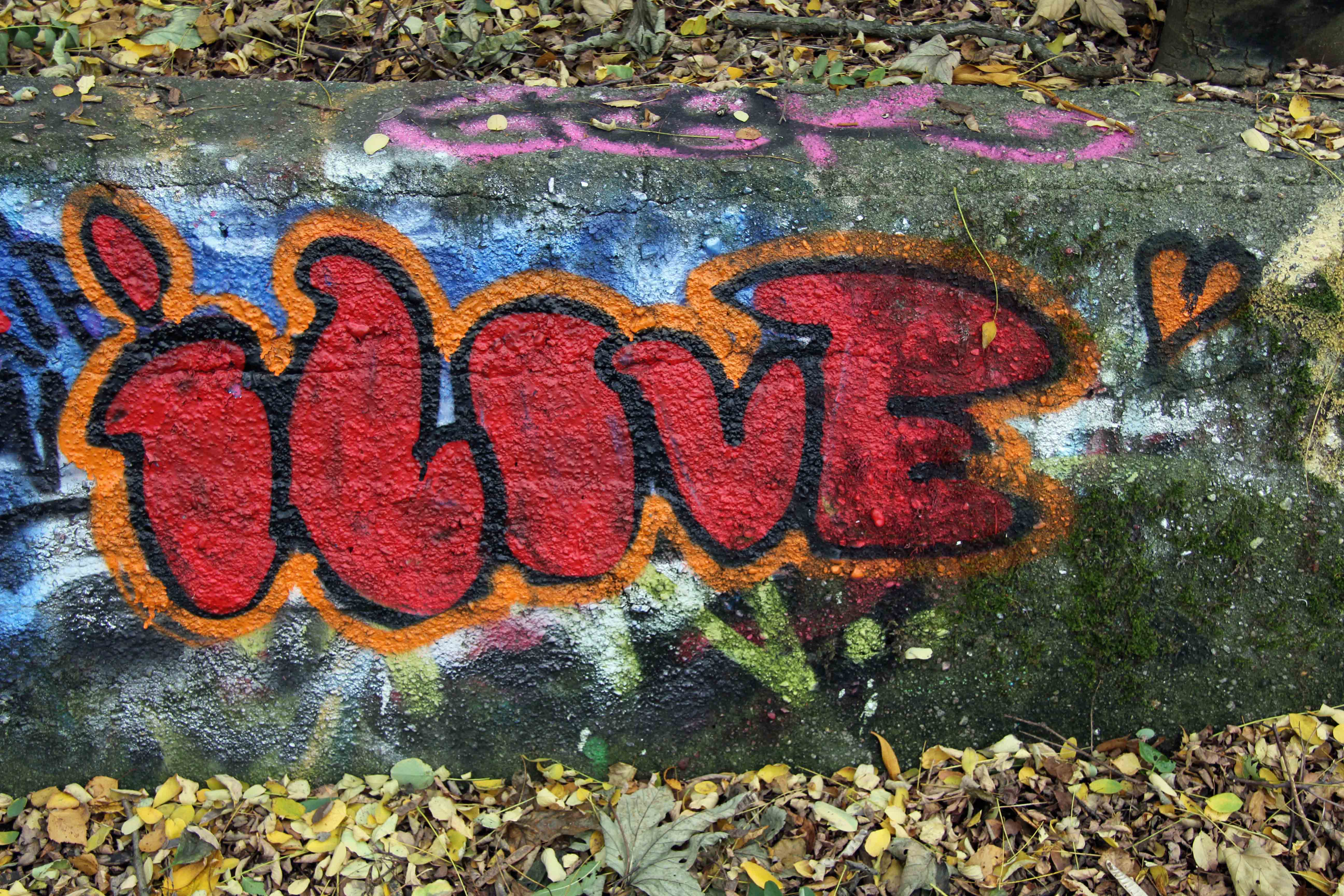 iLove: Graffiti by Unknown Artist in Berlin