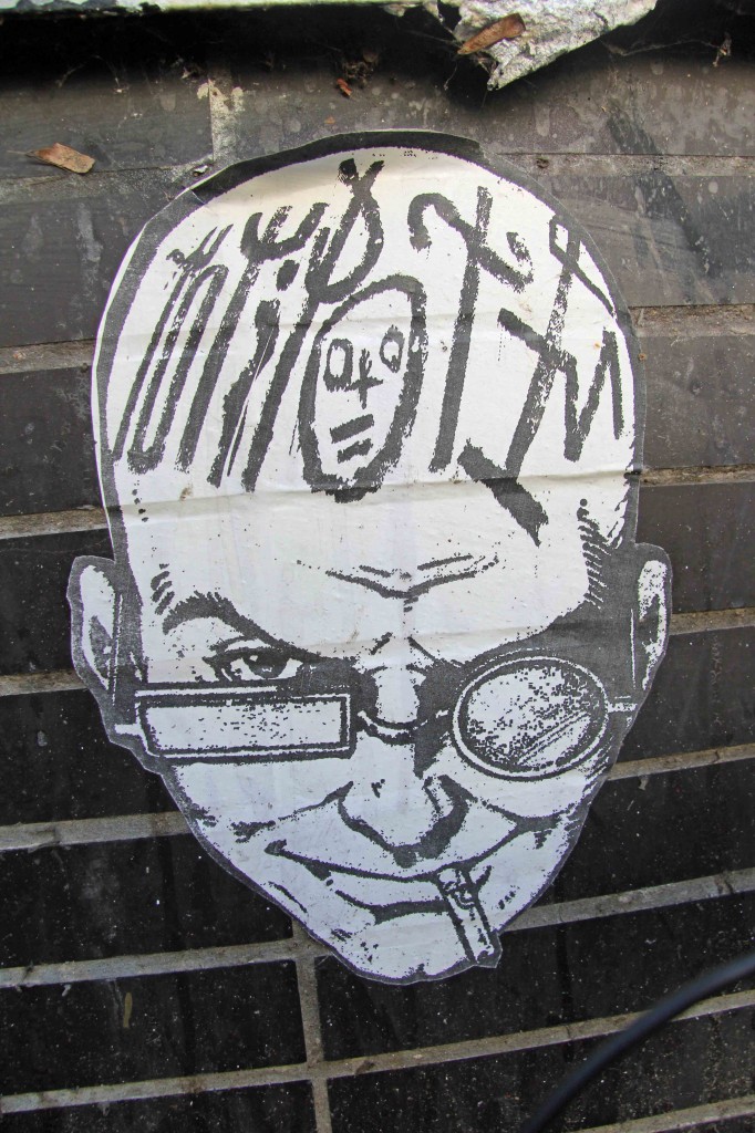 Mad Scientist - Street Art by Unknown Artist in Berlin
