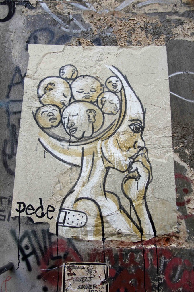 Miss (Head of Heads) (Caffeine) - Street Art by Dede in Berlin
