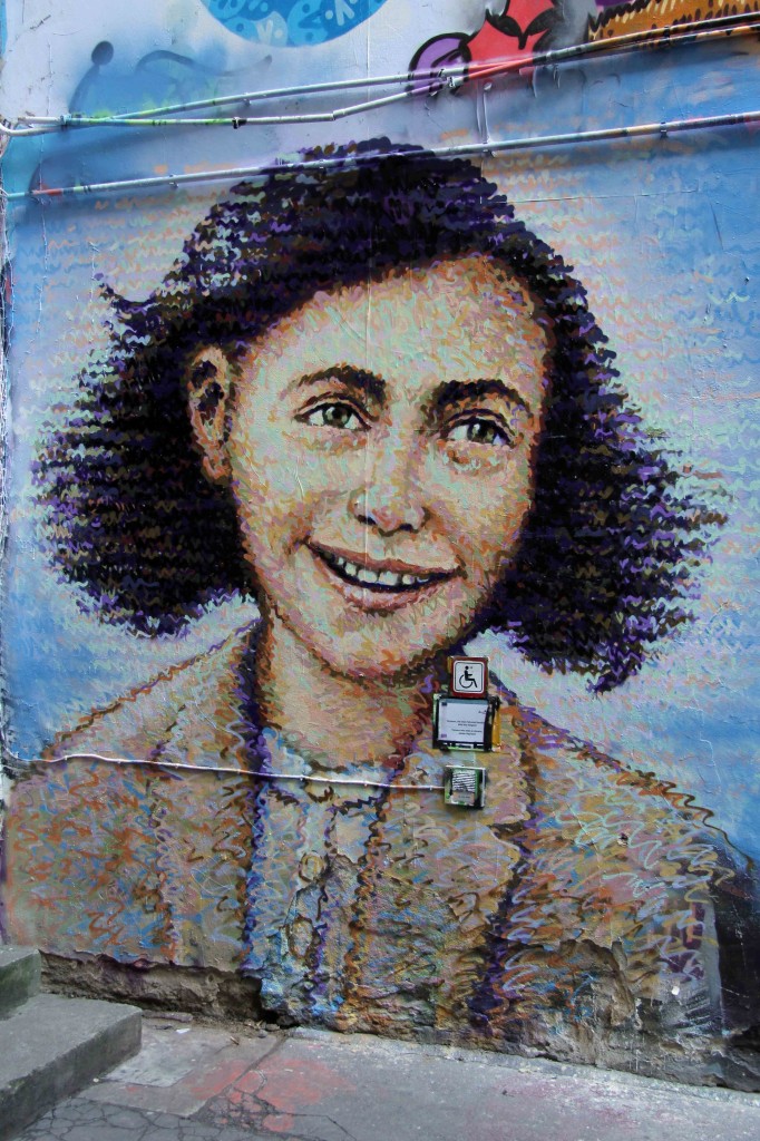 Anne Frank - Street Art by Jimmy C in Berlin