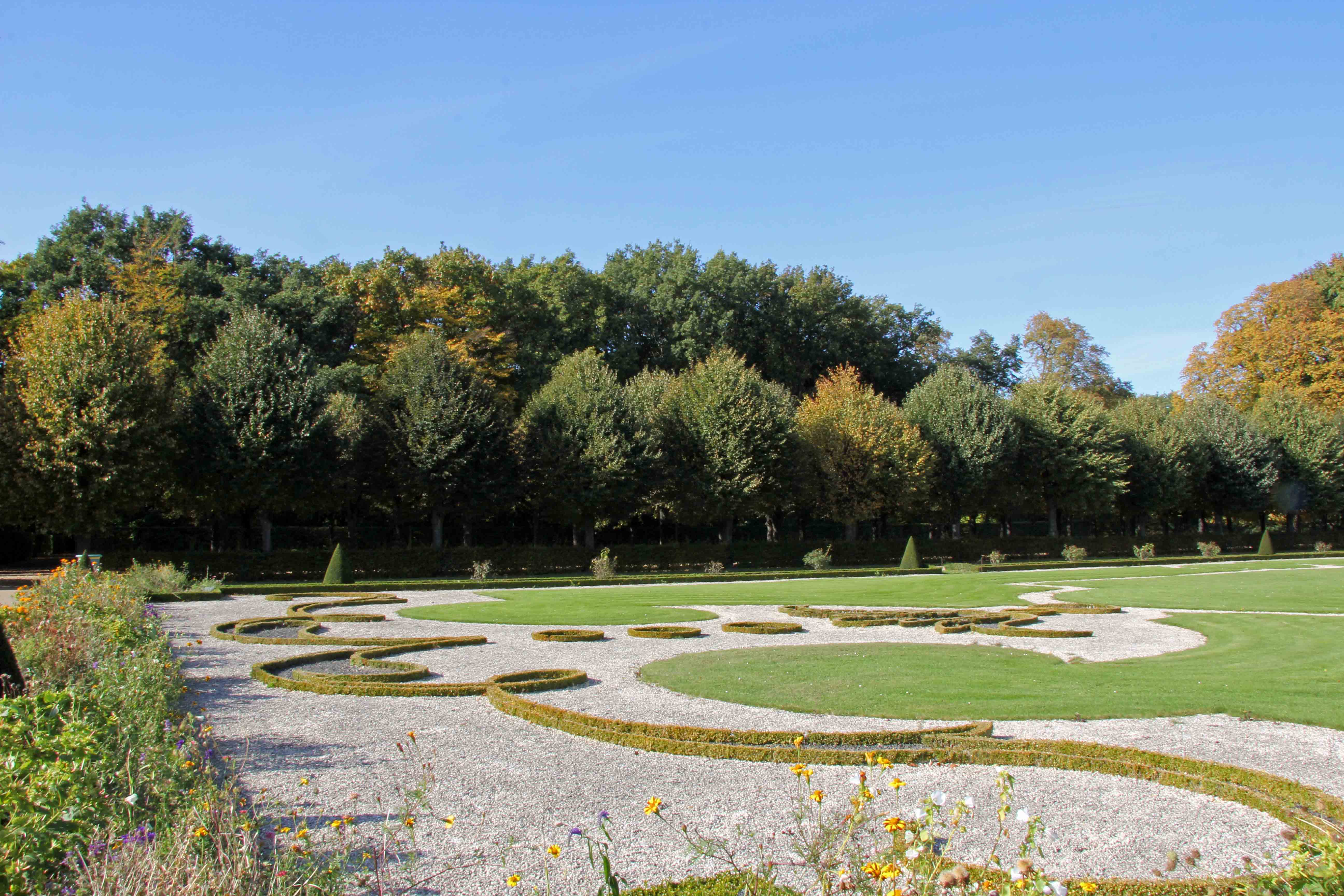 The Palace Gardens of Schloss Charlottenburg in Berlin