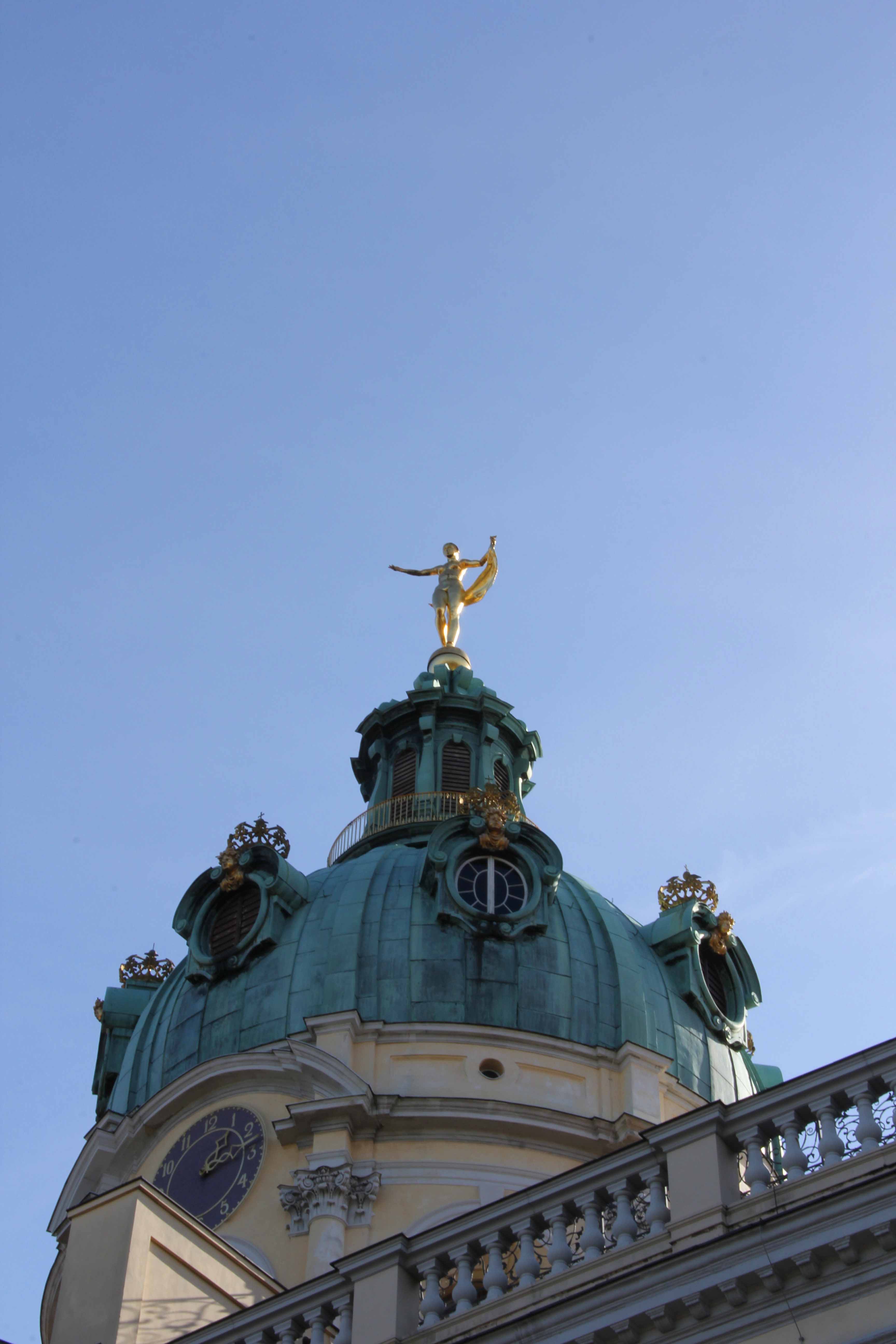 The Cupola at Schloss Charlottenburg in Berlin seen from The Palace Gardens