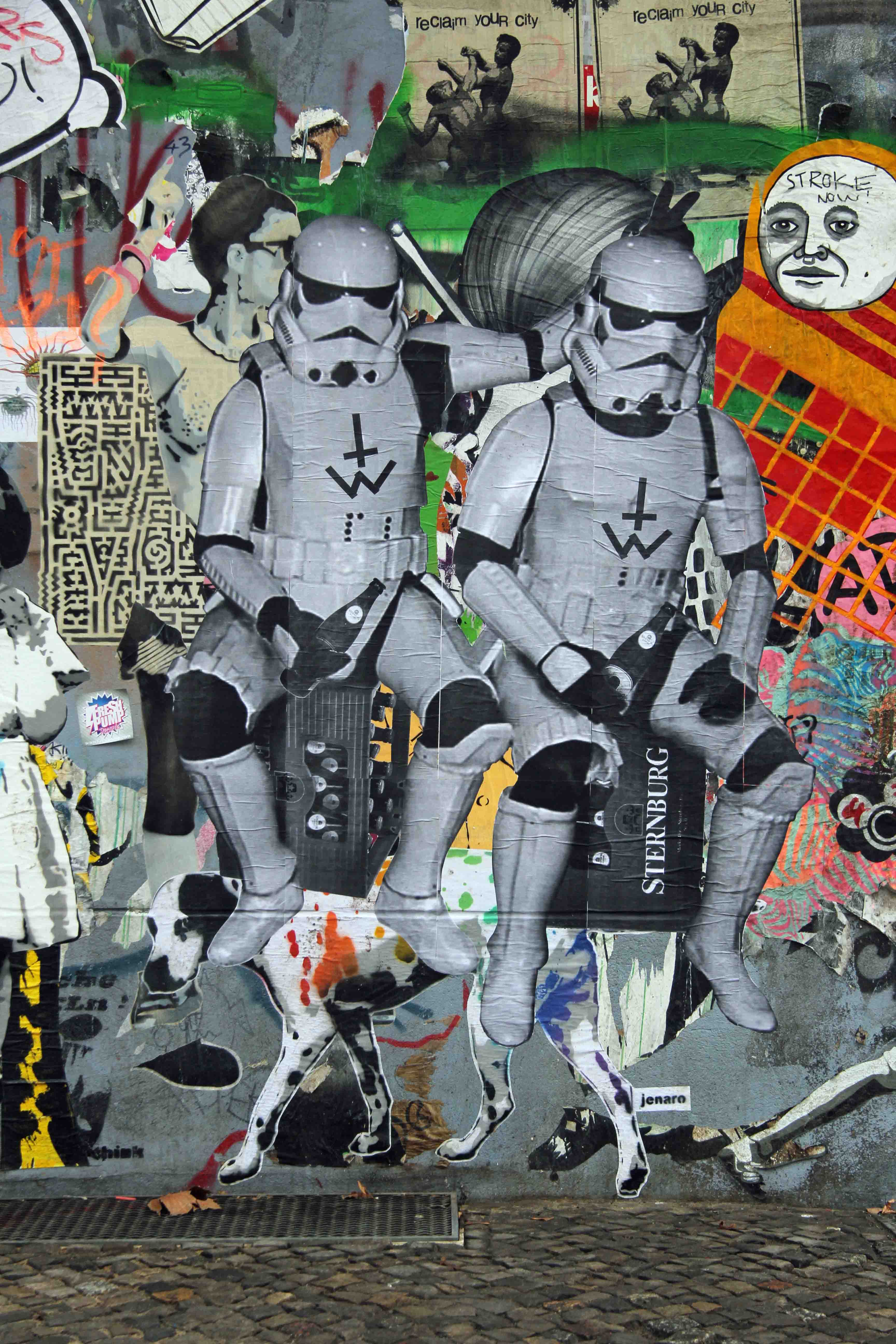 Sternburg Stormtroopers - Street Art by Unknown Artist in Berlin