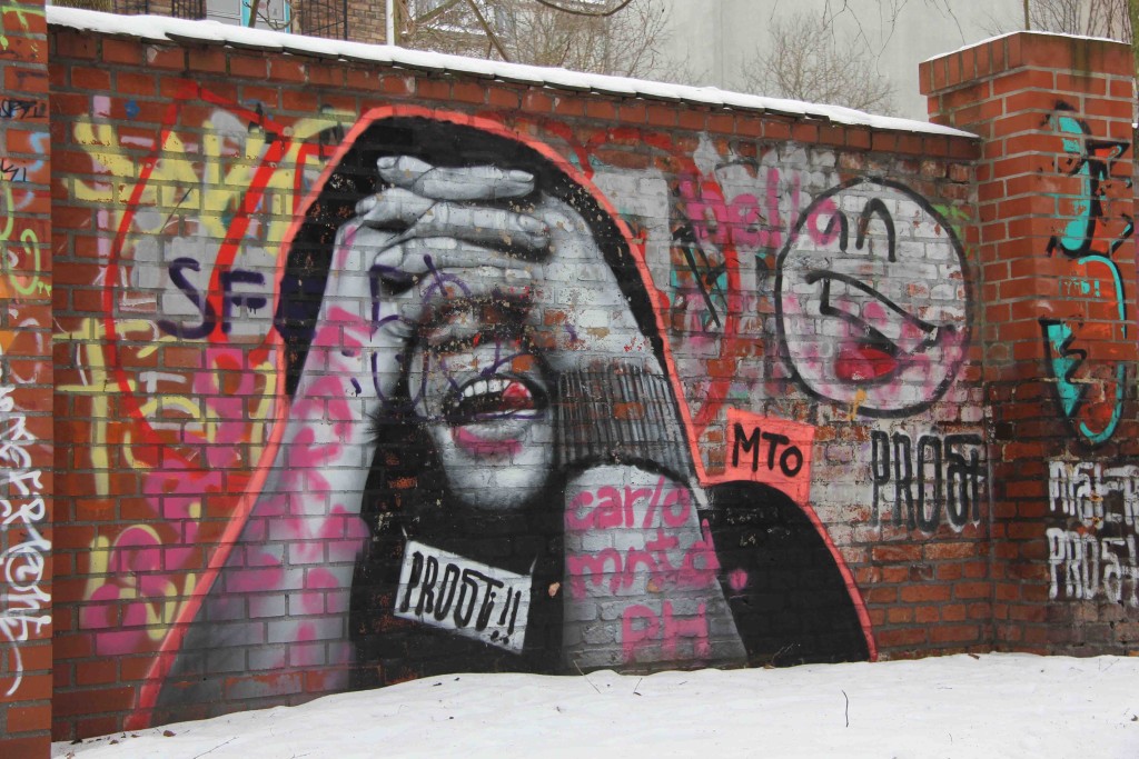 PROST - Street Art by MTO in Berlin