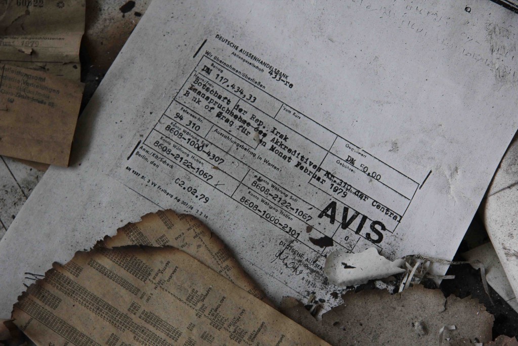 Burnt Paperwork - Abandoned Iraqi Embassy Berlin - Die Verlassene Irakische Botschaft