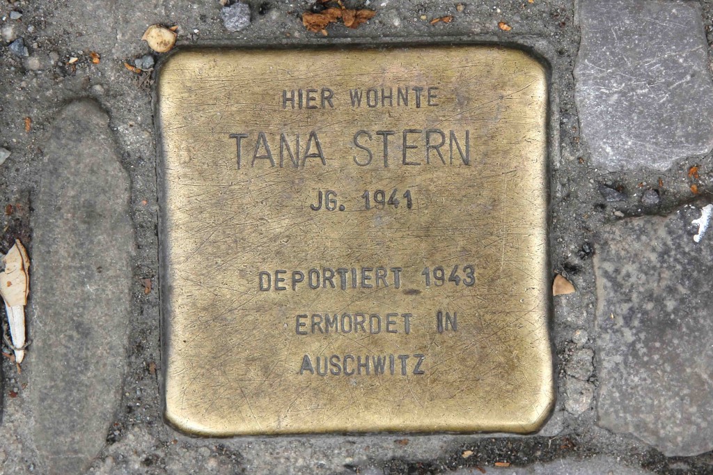 Stolpersteine Berlin 203d: In memory of Tana Stern (Reichenberger Strasse 181)