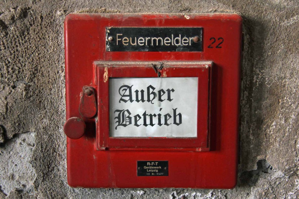 Außer Betrieb - Fire Alarm at the Opernwerstätten in Berlin