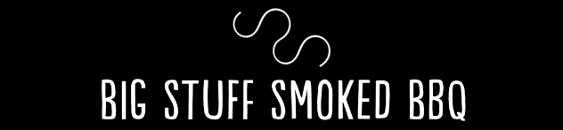 The logo of Big Stuff Smoked BBQ in Markthalle IX Berlin
