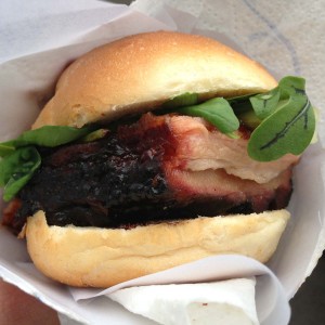 Pork Belly Sandwich from Big Stuff Smoked BBQ at Street Food Thursday at Markthalle IX in Berlin