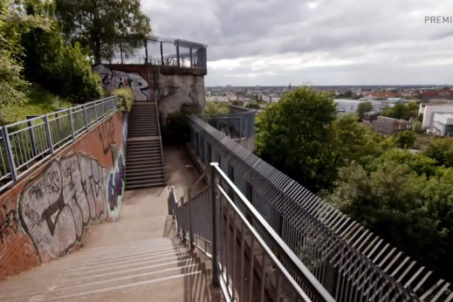 Flakturm in Humboldthain Park: Screenshot from Nazi Megastructures - Fortress Berlin by National Geographic