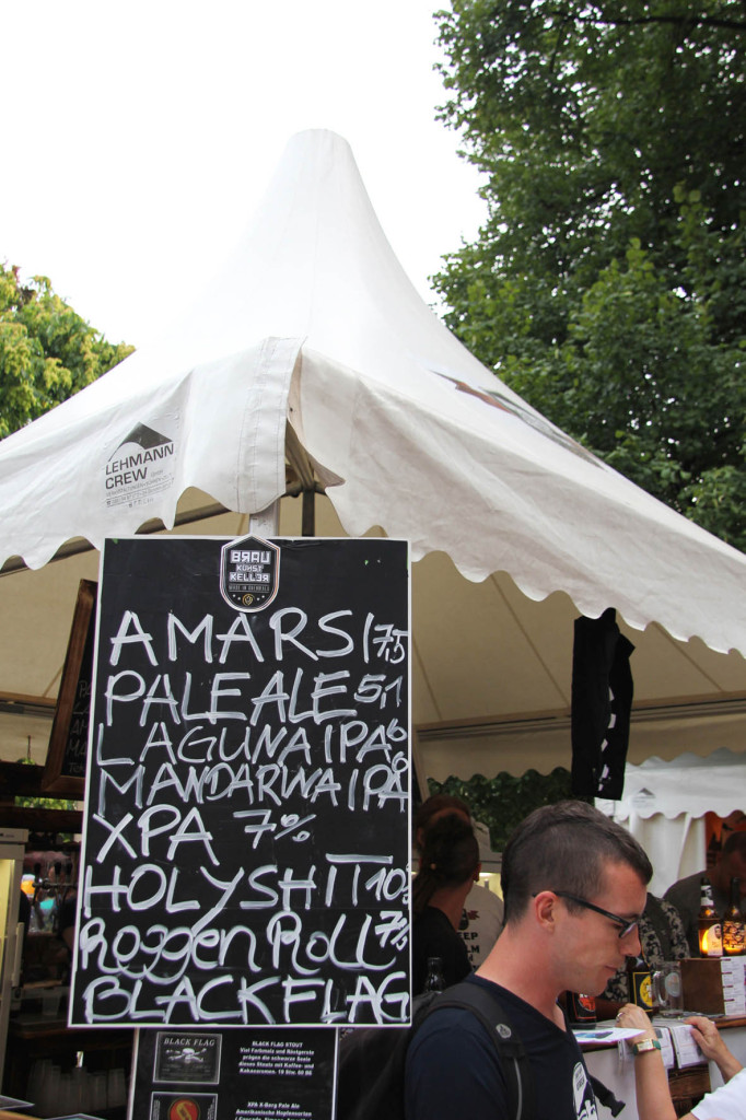 Craft Beer Sign at the International Berlin Beer Festival (Internationales Berliner Bierfestival)