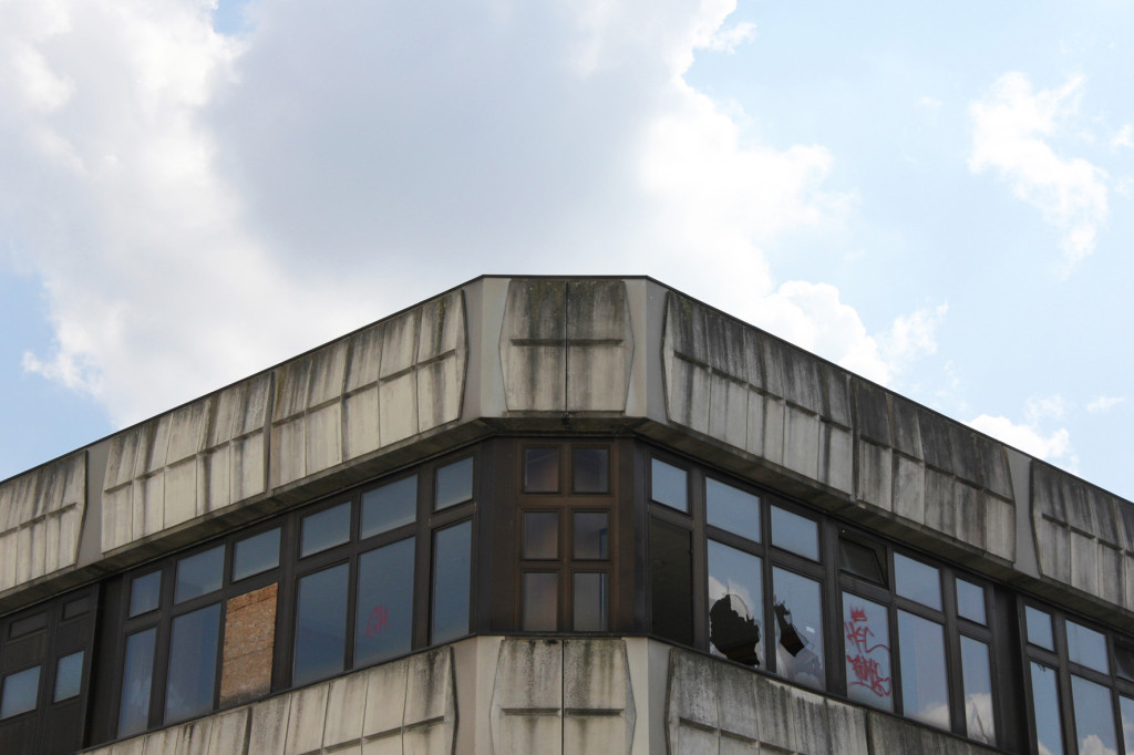 Kongresszentrum des Sportforums Berlin - an abandoned conference centre in Hohenschönhausen Berlin