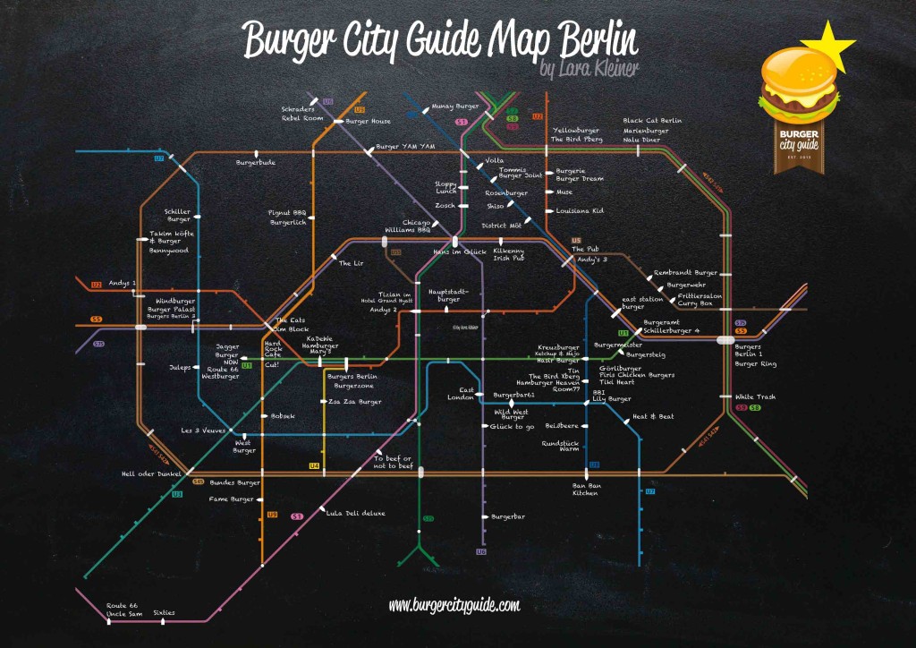 Burger City Guide Map Berlin