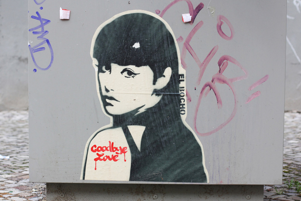Goodbye Love - Street Art by El Bocho in Berlin