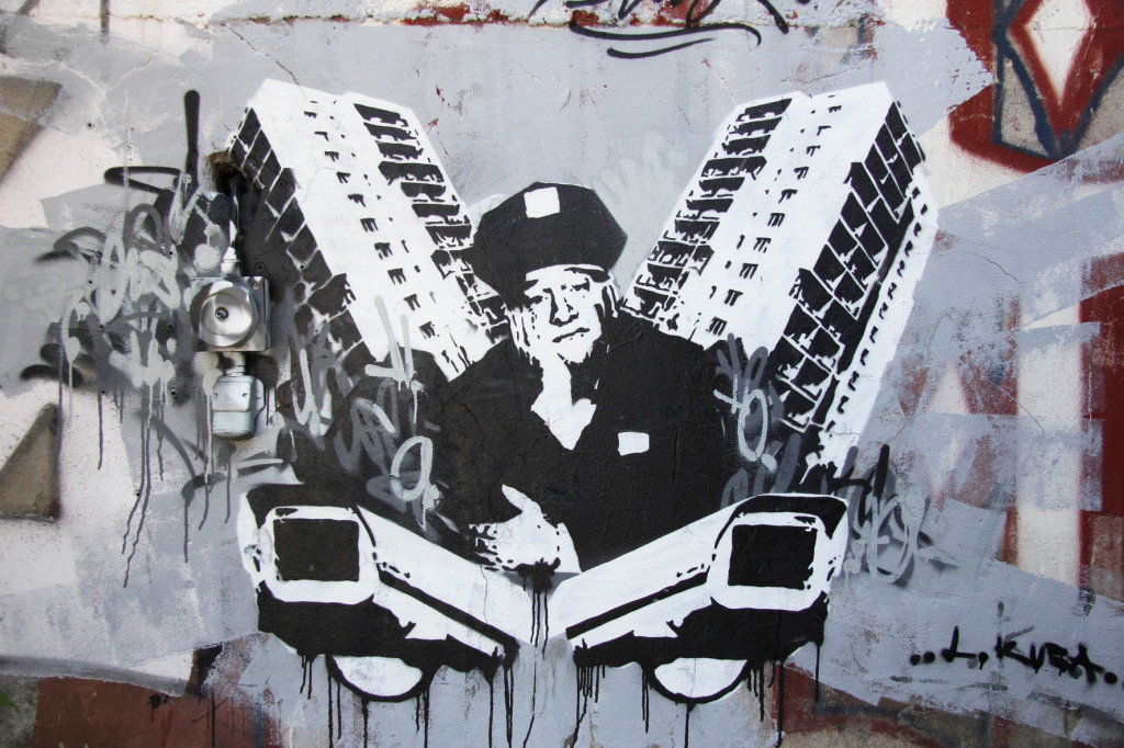 Black and White - Street Art by L.KUBA (KubalArt-Lukas Kubala) in Berlin