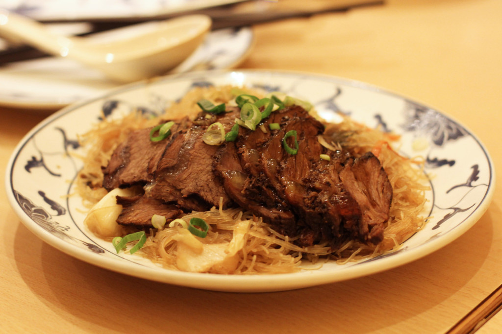 Rice Noodles with Beef at Lon-Men's Noodle House in Berlin