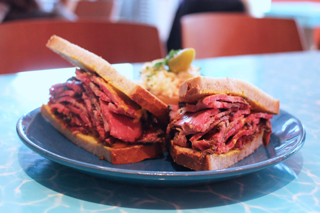 Classic Pastrami Sandwich at Louis Pretty Berlin, the latest venture from Oskar Melzer and James and David Ardinast