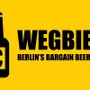 Wegbier: Berlin’s Bargain Beer Map Logo - Where to get a cold half-litre bottle of Berliner Kindl Jubiläums Pilsener for 1€ or less in the German capital.