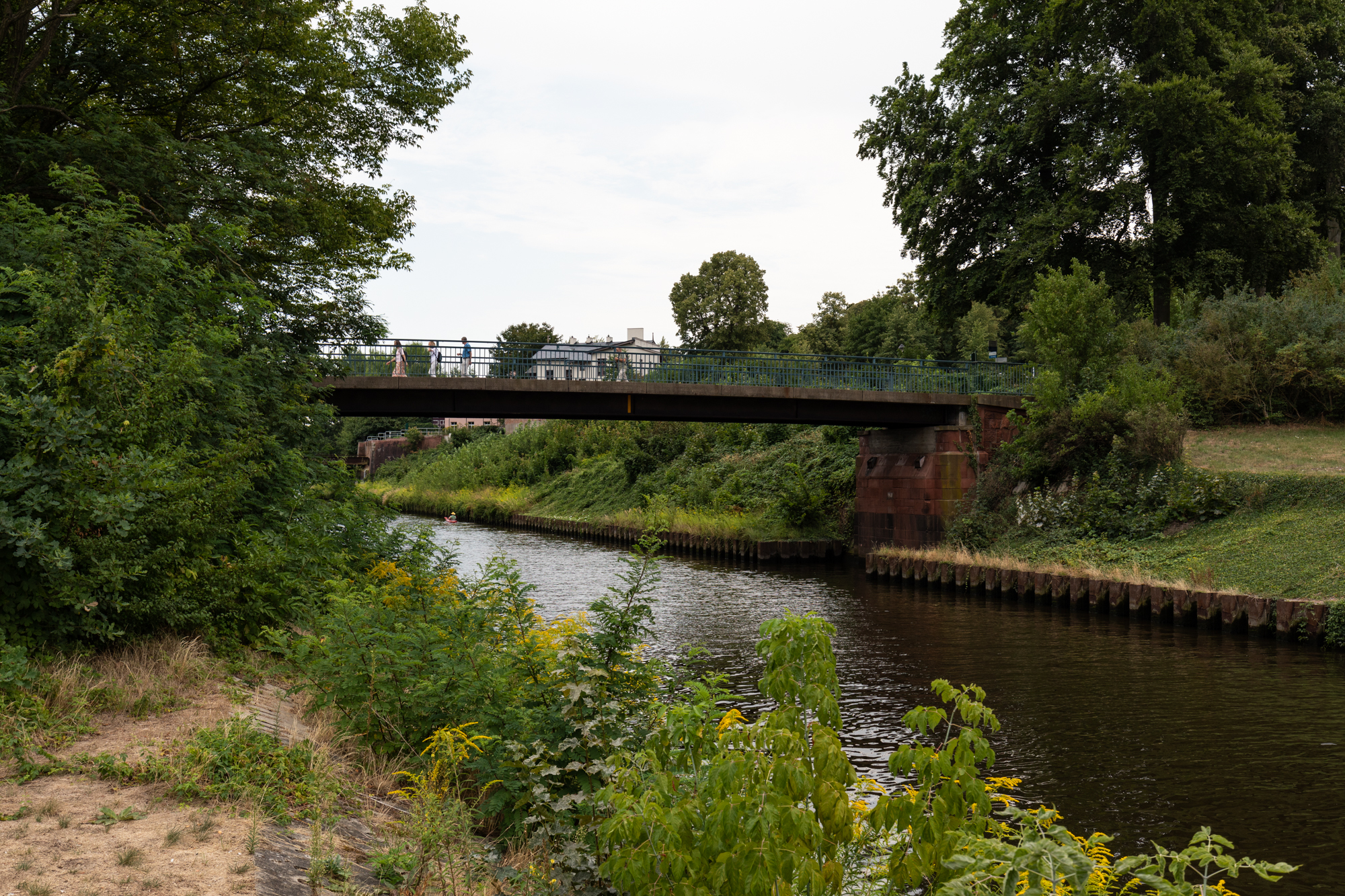 Bridge between Park Babelsberg and Klein Glienicke - a former East German enclave separated from West Berlin by the Berlin Wall and only accessible with special permission