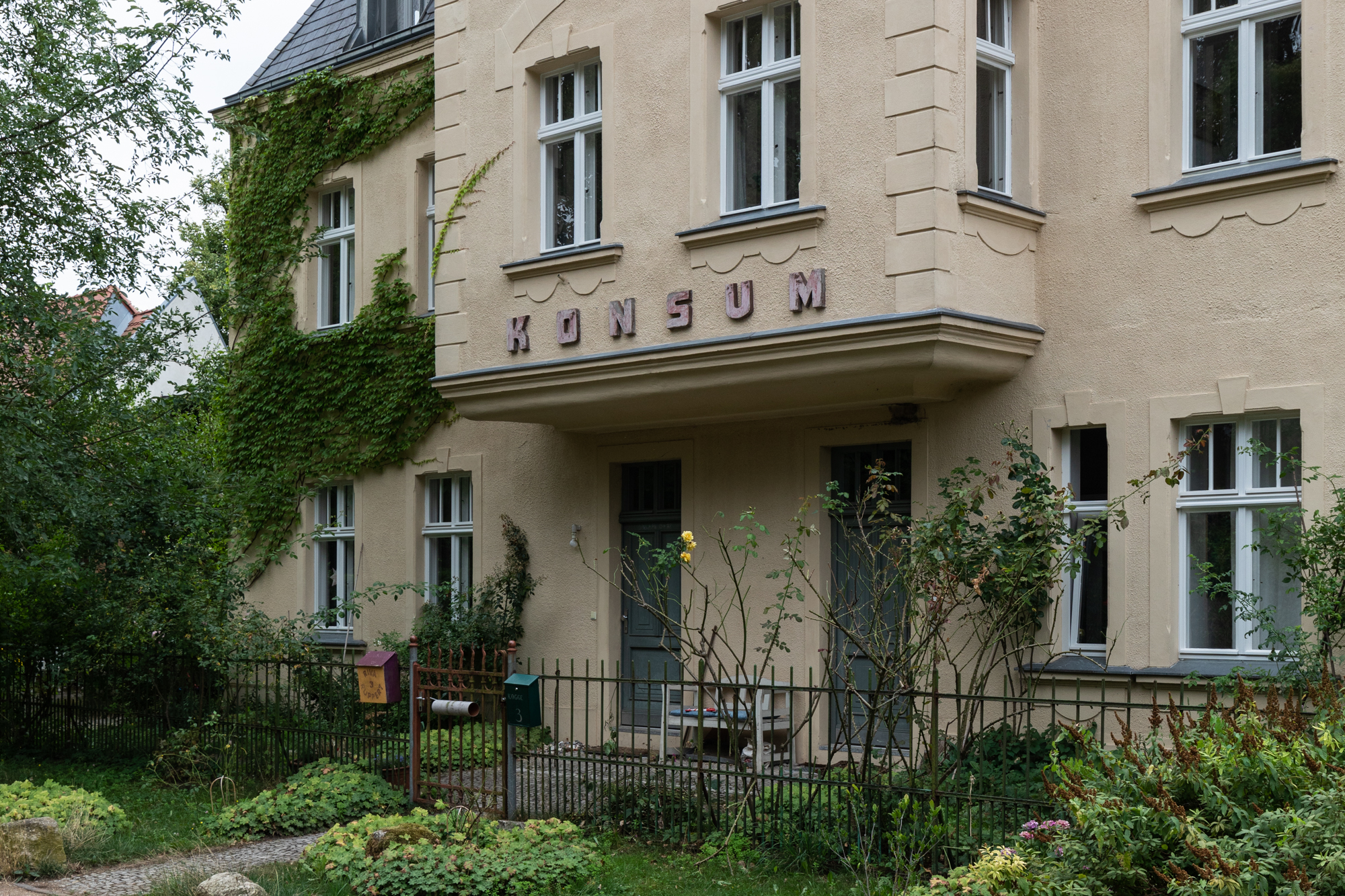 Konsum in Klein Glienicke - a former East German enclave separated from West Berlin by the Berlin Wall and only accessible with special permission